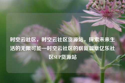 时空云社区，时空云社区货源站，探索未来生活的无限可能—时空云社区的崭新篇章亿乐社区SUP货源站  第1张