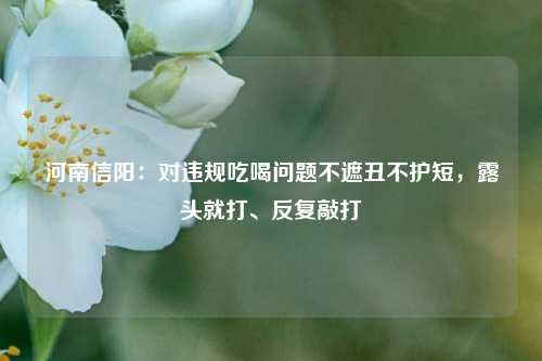 河南信阳：对违规吃喝问题不遮丑不护短，露头就打	、反复敲打  第1张