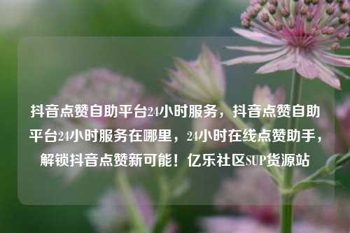 抖音点赞自助平台24小时服务，抖音点赞自助平台24小时服务在哪里，24小时在线点赞助手	，解锁抖音点赞新可能！亿乐社区SUP货源站  第1张